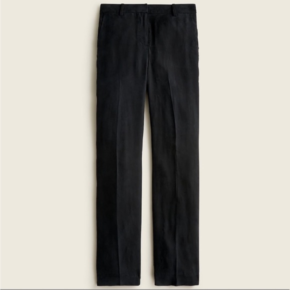 J. Crew Pants - JCrew Drapey Viscose Blend Twill Pant For Women Size 8 Black Style BK250